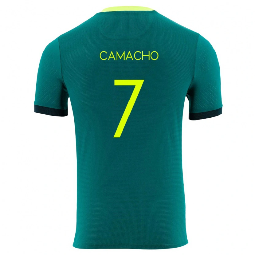 DanxenキッズボリビアAlejandro Camacho#7緑 黄 黒ホームシャツ26-28ジャージーユニフォーム