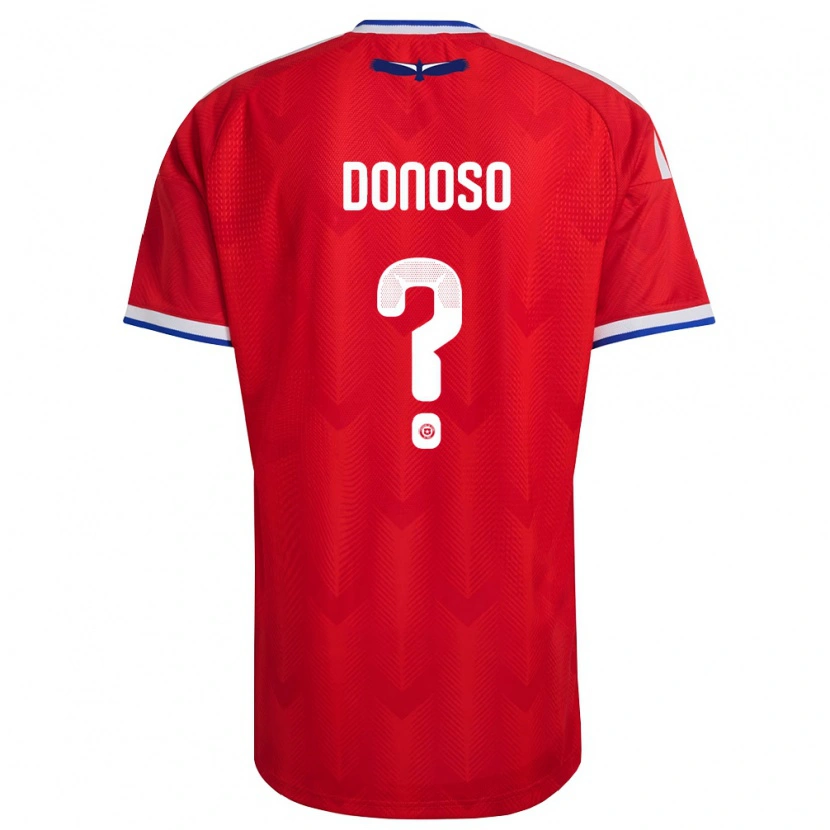 DanxenキッズチリFabián Donoso#0赤 白 青ホームシャツ26-28ジャージーユニフォーム