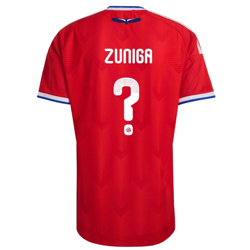 DanxenキッズチリMáximo Zúñiga#0赤 白 青ホームシャツ26-28ジャージーユニフォーム