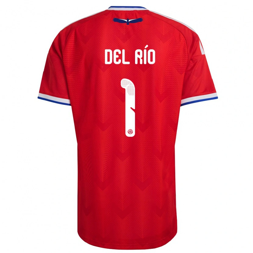 DanxenキッズチリCristóbal Del Río#1赤 白 青ホームシャツ26-28ジャージーユニフォーム