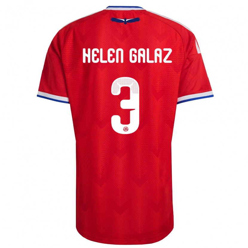 DanxenキッズチリSu Helen Galaz#3赤 白 青ホームシャツ26-28ジャージーユニフォーム