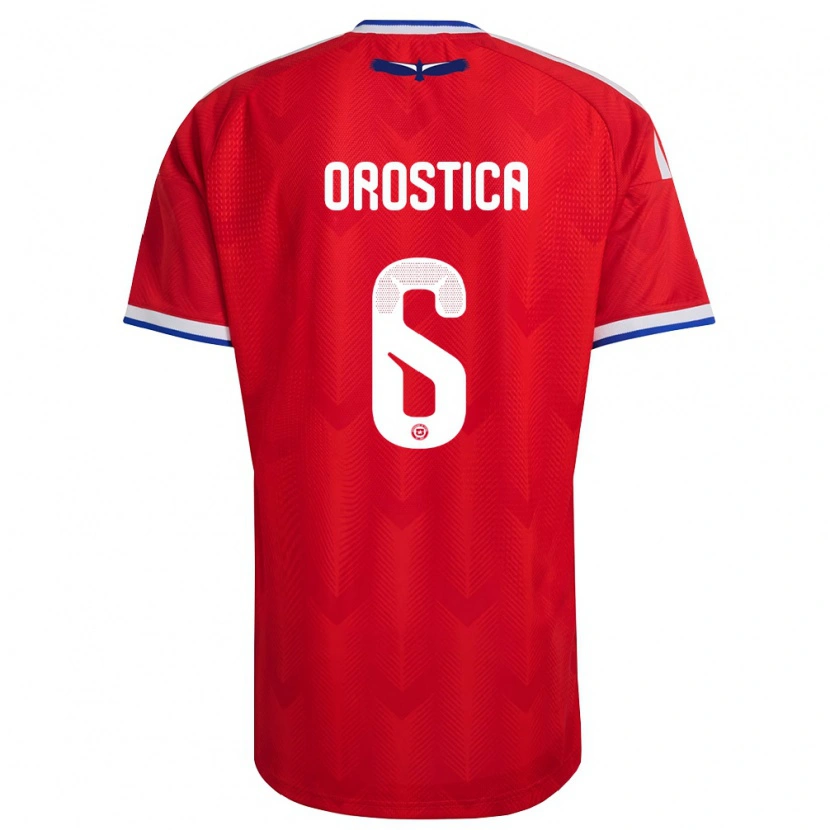 DanxenキッズチリBaltazar Orostica#6赤 白 青ホームシャツ26-28ジャージーユニフォーム
