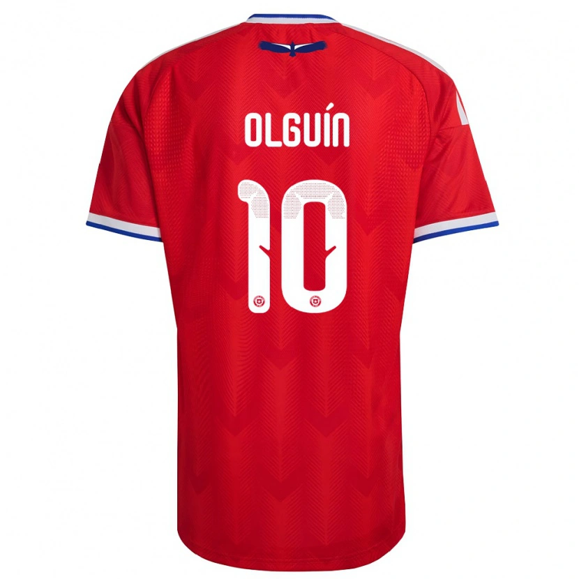 DanxenキッズチリAgustín Olguín#10赤 白 青ホームシャツ26-28ジャージーユニフォーム