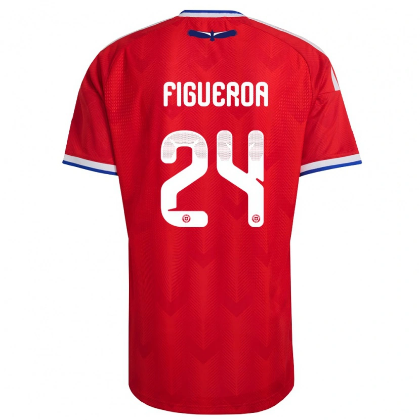 DanxenキッズチリÁmbar Figueroa#24赤 白 青ホームシャツ26-28ジャージーユニフォーム
