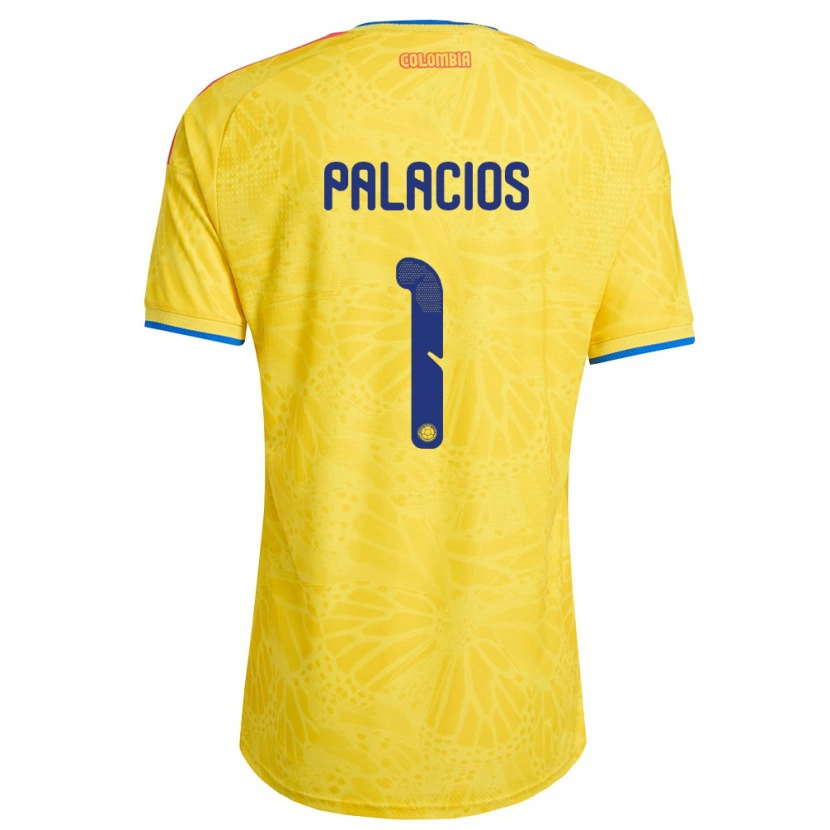 DanxenキッズコロンビアJhonatan Palacios#1黄 青 赤ホームシャツ26-28ジャージーユニフォーム