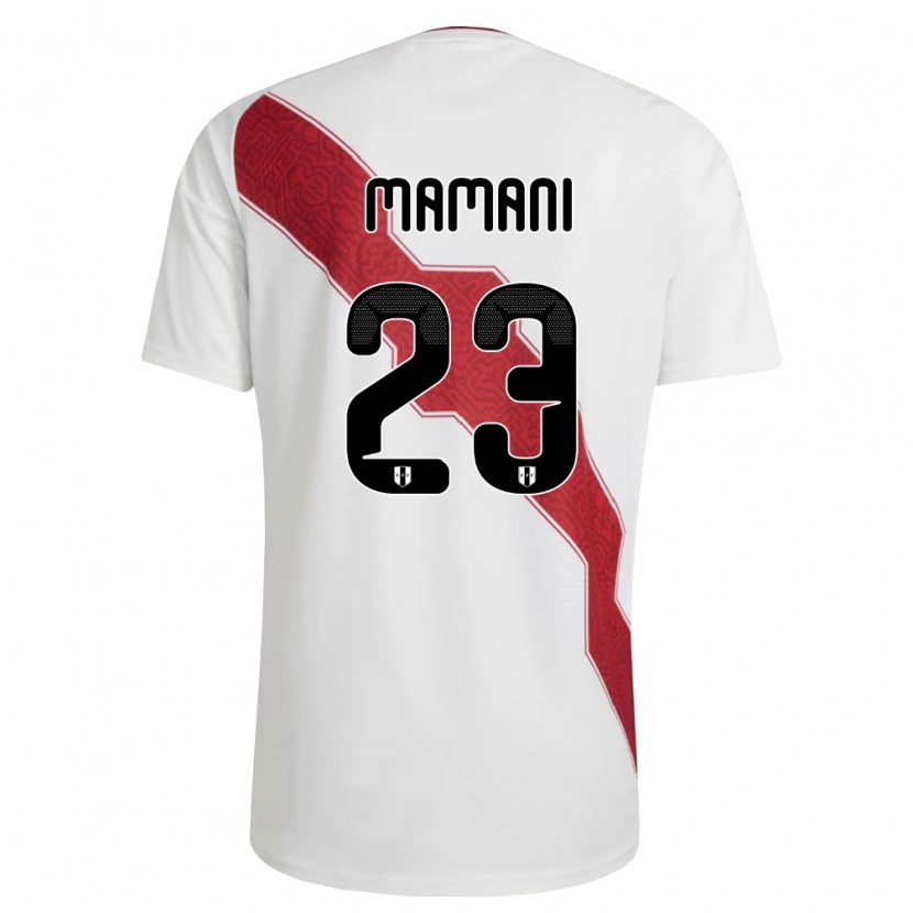 DanxenキッズペルーJulia Mamani#23白 赤 黒ホームシャツ26-28ジャージーユニフォーム