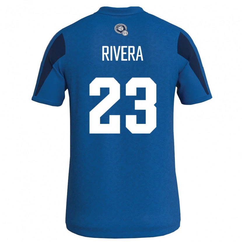 DanxenキッズエルサルバドルNoel Rivera#23青 紺ホームシャツ26-28ジャージーユニフォーム