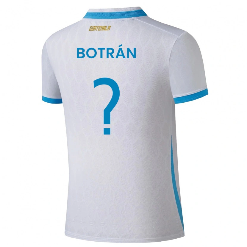 DanxenキッズグアテマラSabrina Botrán#0白 空色 金ホームシャツ26-28ジャージーユニフォーム