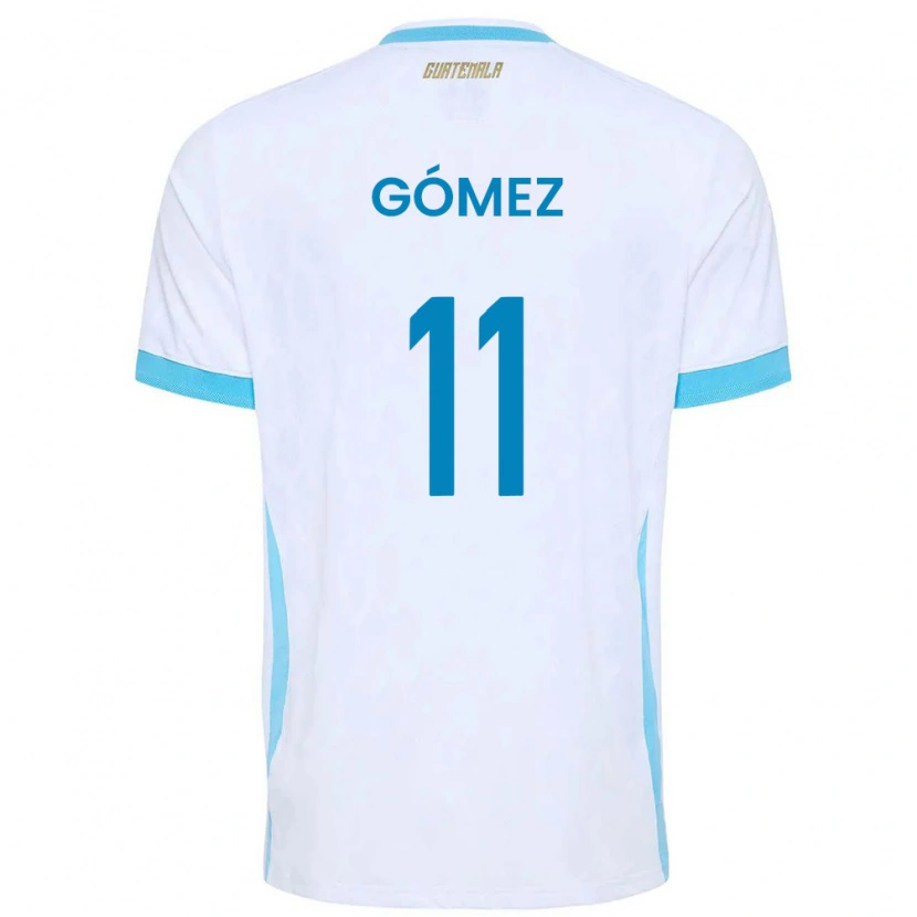 DanxenキッズグアテマラSavianna Gómez#11白 空色 金ホームシャツ26-28ジャージーユニフォーム