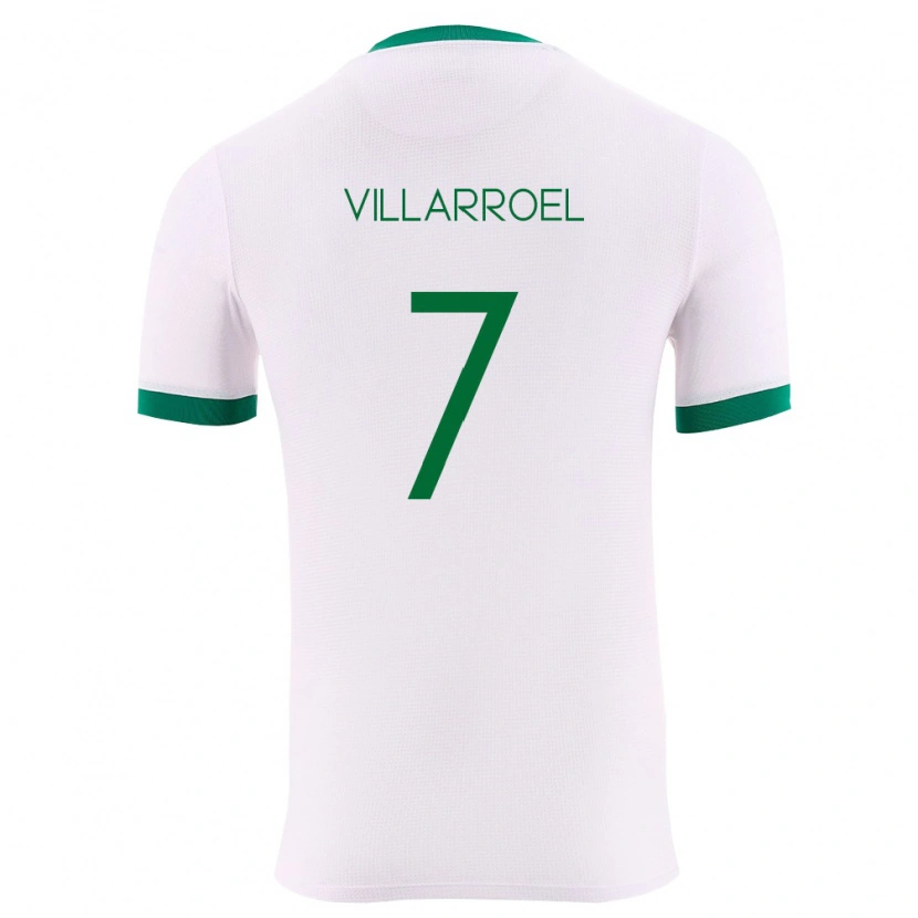 DanxenキッズボリビアMiguel Villarroel#7白 緑 赤アウェイシャツ26-28ジャージーユニフォーム