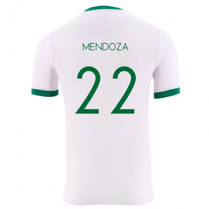 DanxenキッズボリビアGonzalo Mendoza#22白 緑 赤アウェイシャツ26-28ジャージーユニフォーム