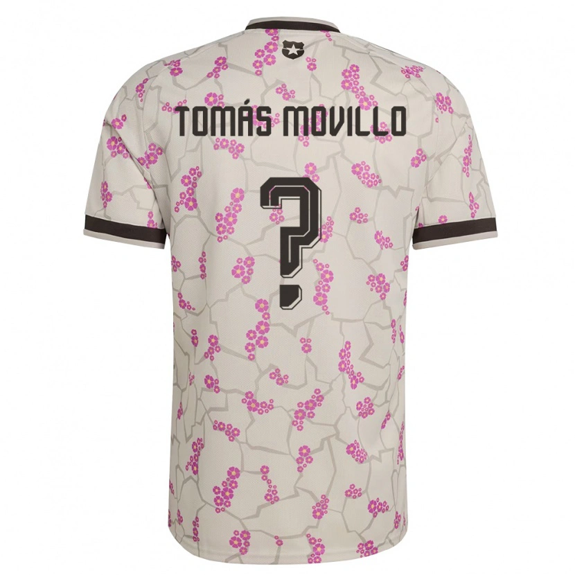 DanxenキッズチリJosé Tomás Movillo#0白 紫アウェイシャツ26-28ジャージーユニフォーム