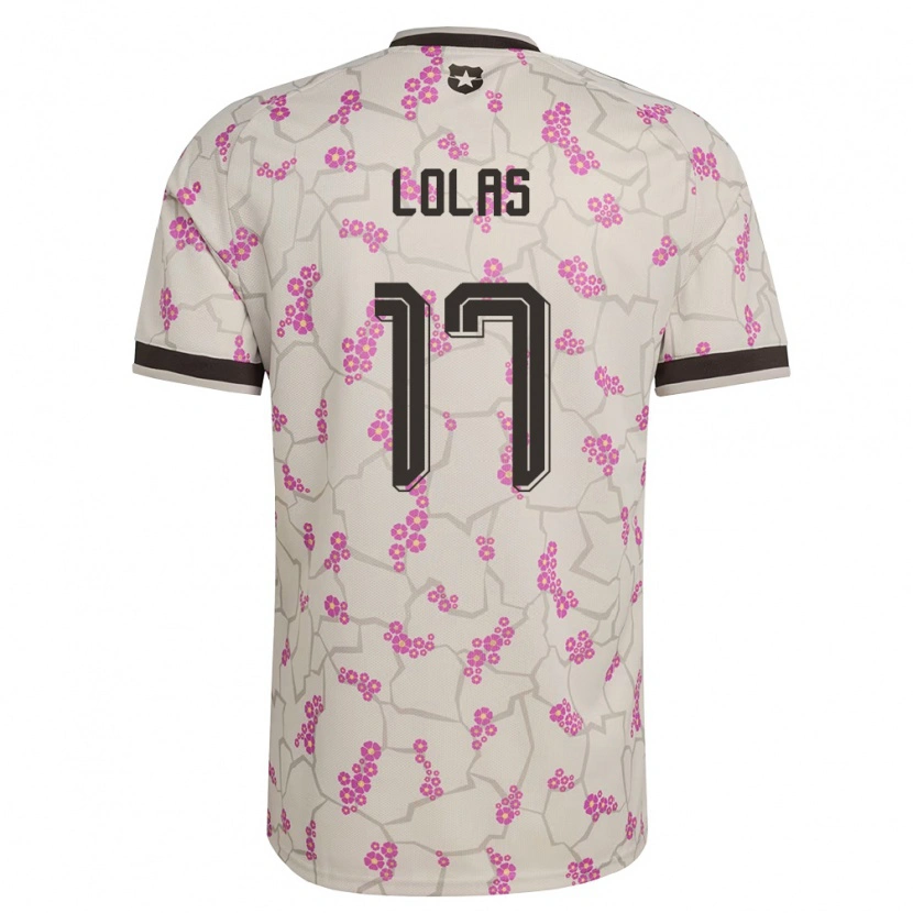 DanxenキッズチリManuel Lolas#17白 紫アウェイシャツ26-28ジャージーユニフォーム