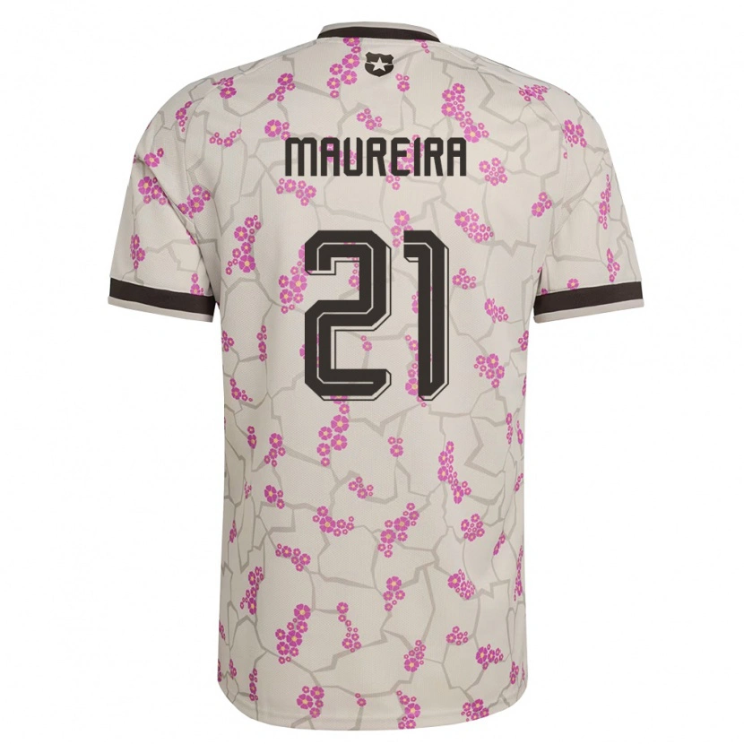 DanxenキッズチリGabriel Maureira#21白 紫アウェイシャツ26-28ジャージーユニフォーム