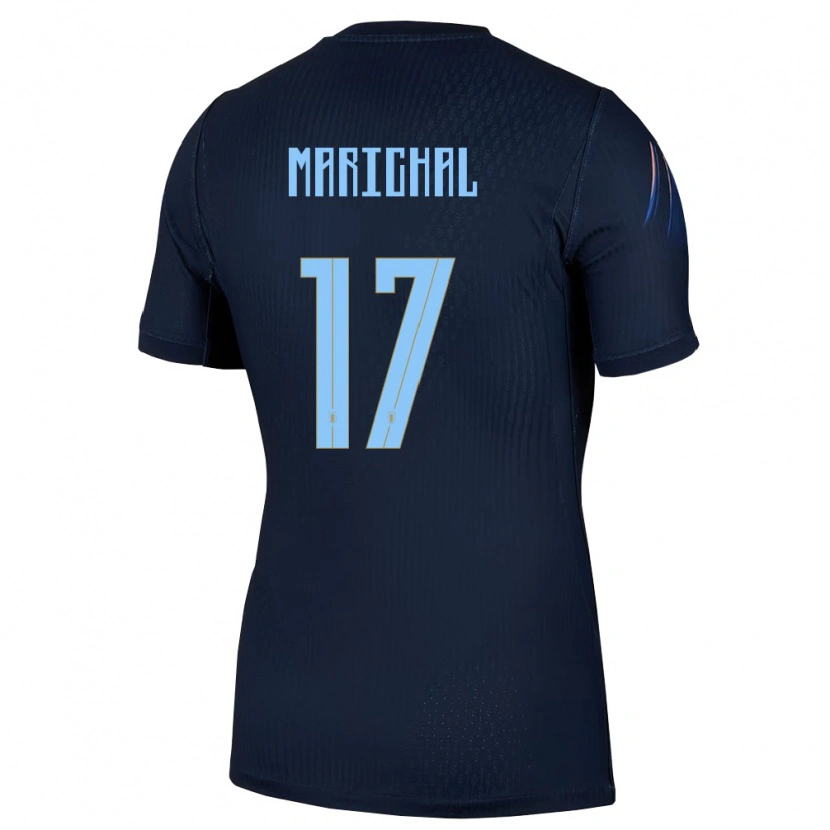 DanxenキッズウルグアイMauro Marichal#17黒 青アウェイシャツ26-28ジャージーユニフォーム