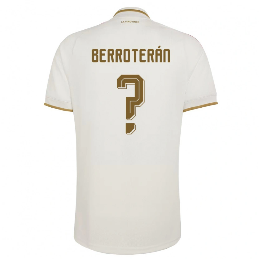DanxenキッズベネズエラYimvert Berroterán#0オフホワイト 黄アウェイシャツ26-28ジャージーユニフォーム
