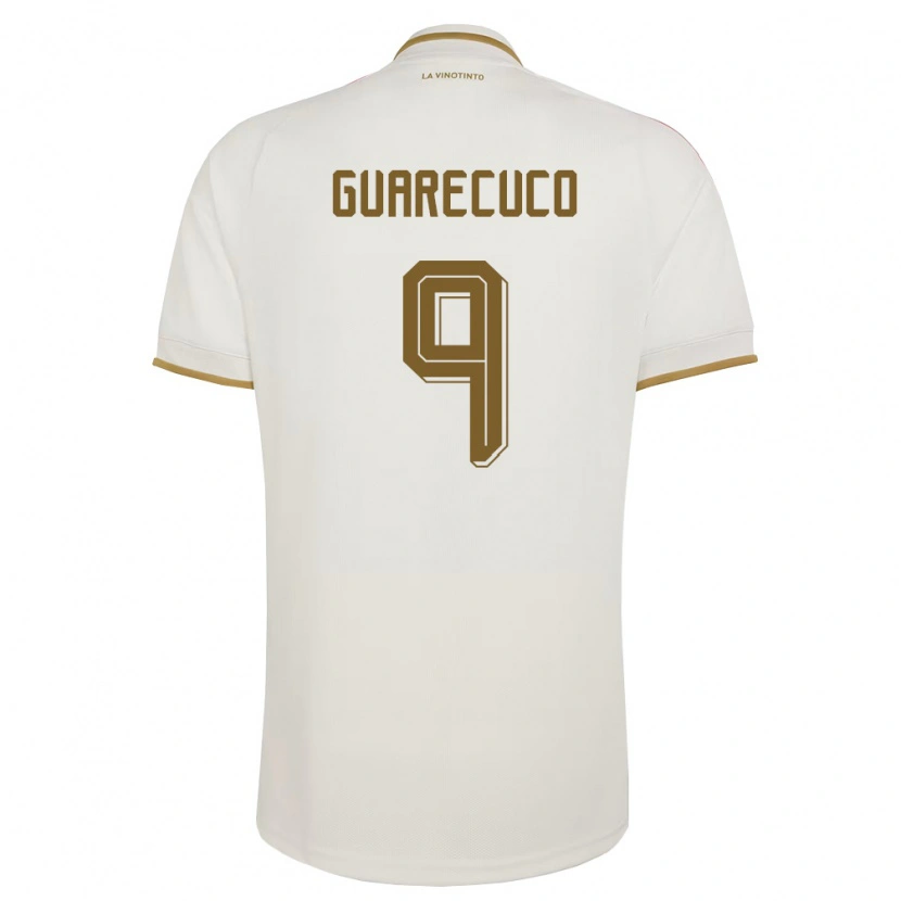 DanxenキッズベネズエラJoemar Guarecuco#9オフホワイト 黄アウェイシャツ26-28ジャージーユニフォーム