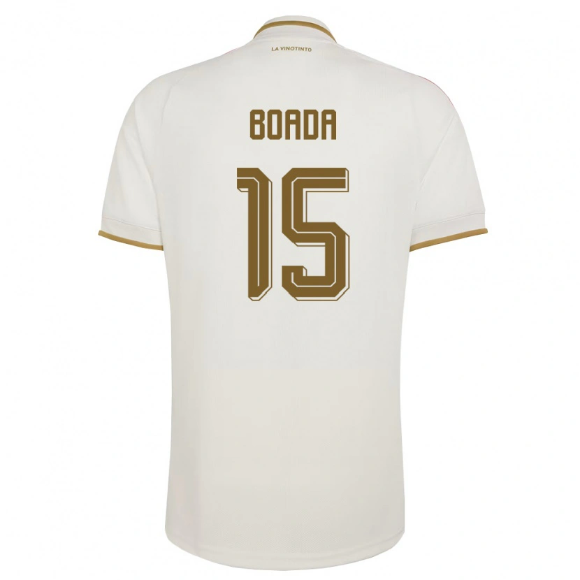 DanxenキッズベネズエラAlessandro Boada#15オフホワイト 黄アウェイシャツ26-28ジャージーユニフォーム