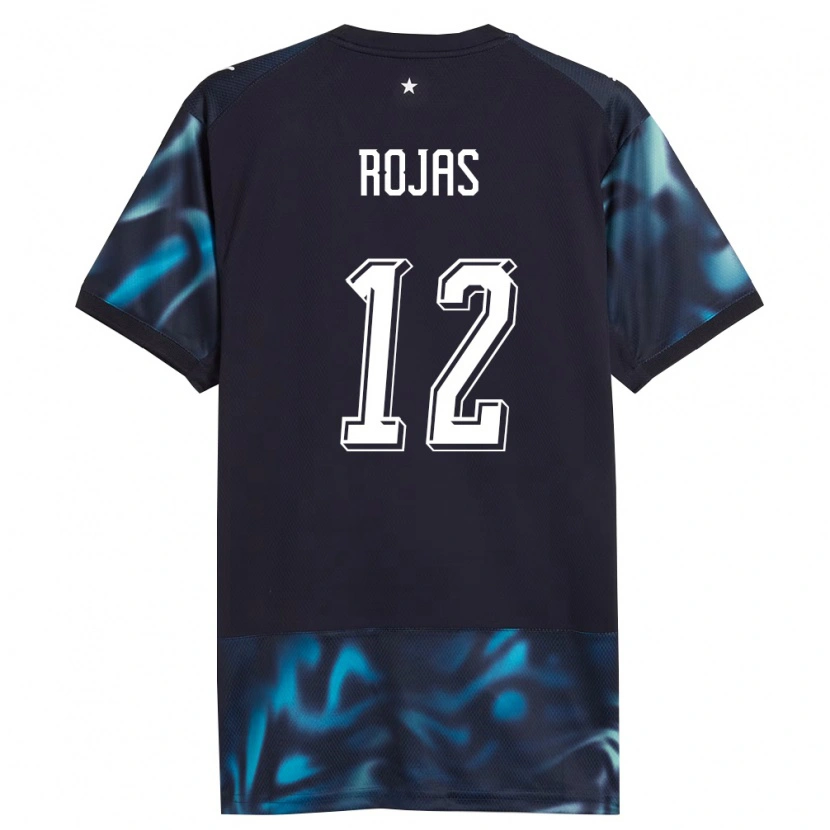 DanxenキッズパラグアイVictor Rojas#12紺 空色アウェイシャツ26-28ジャージーユニフォーム