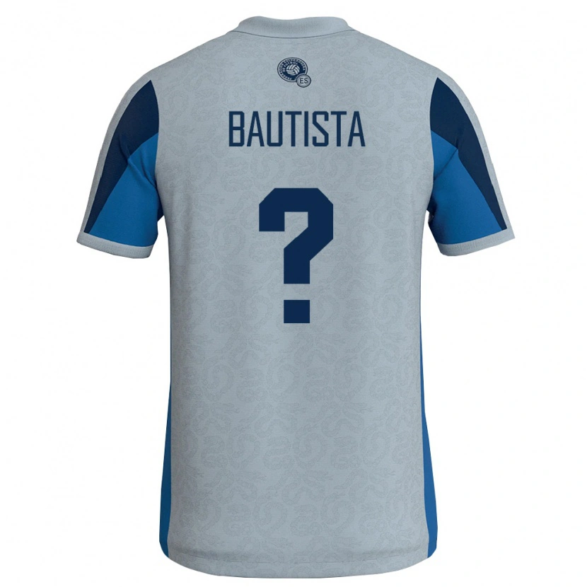 DanxenキッズエルサルバドルEzequiel Bautista#0白 空色アウェイシャツ26-28ジャージーユニフォーム