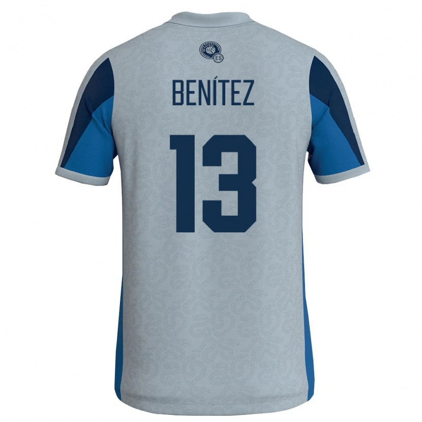 DanxenキッズエルサルバドルTereso Benítez#13白 空色アウェイシャツ26-28ジャージーユニフォーム
