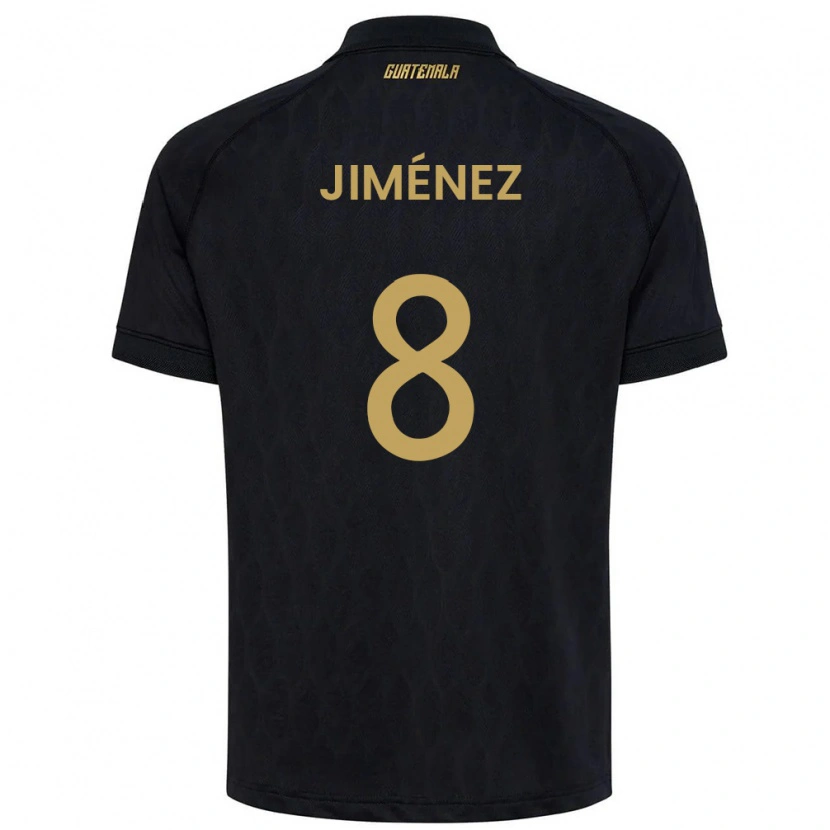 DanxenキッズグアテマラAndoni Jiménez#8黒 空色 白アウェイシャツ26-28ジャージーユニフォーム