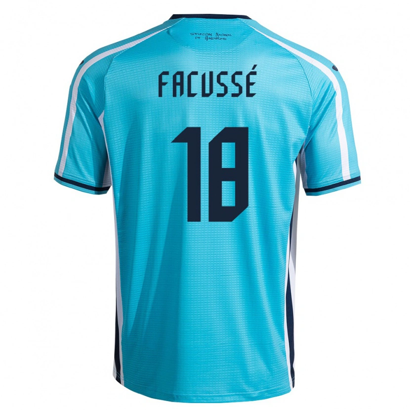 DanxenキッズホンジュラスEnrique Facussé#18空色 紺アウェイシャツ26-28ジャージーユニフォーム