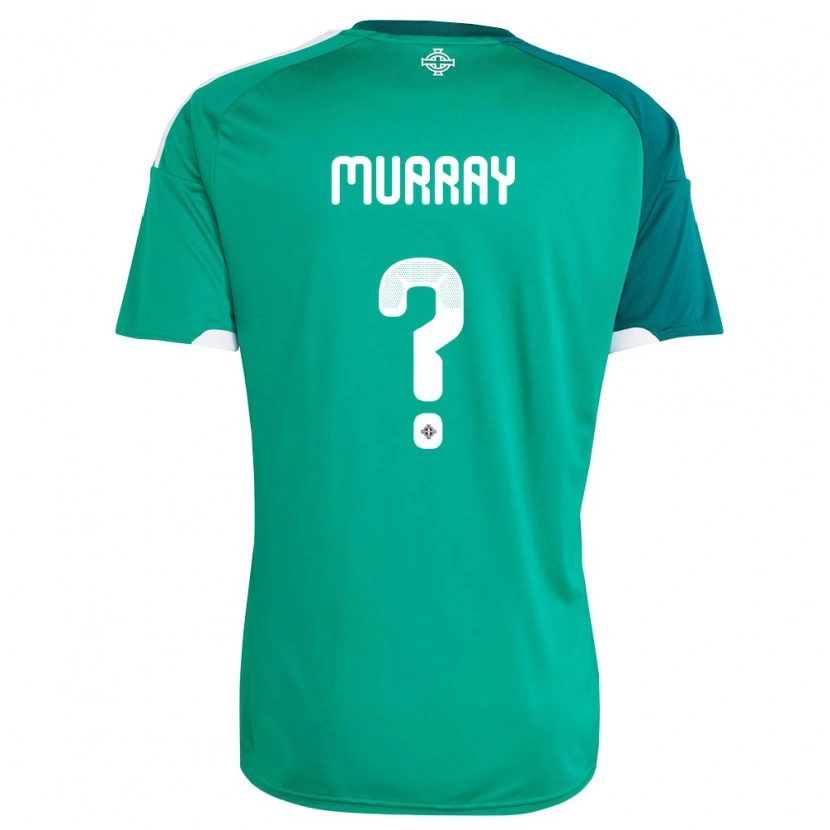 Danxenメンズ北アイルランドCillian Murray#0緑 白ホームシャツ26-28ジャージーユニフォーム