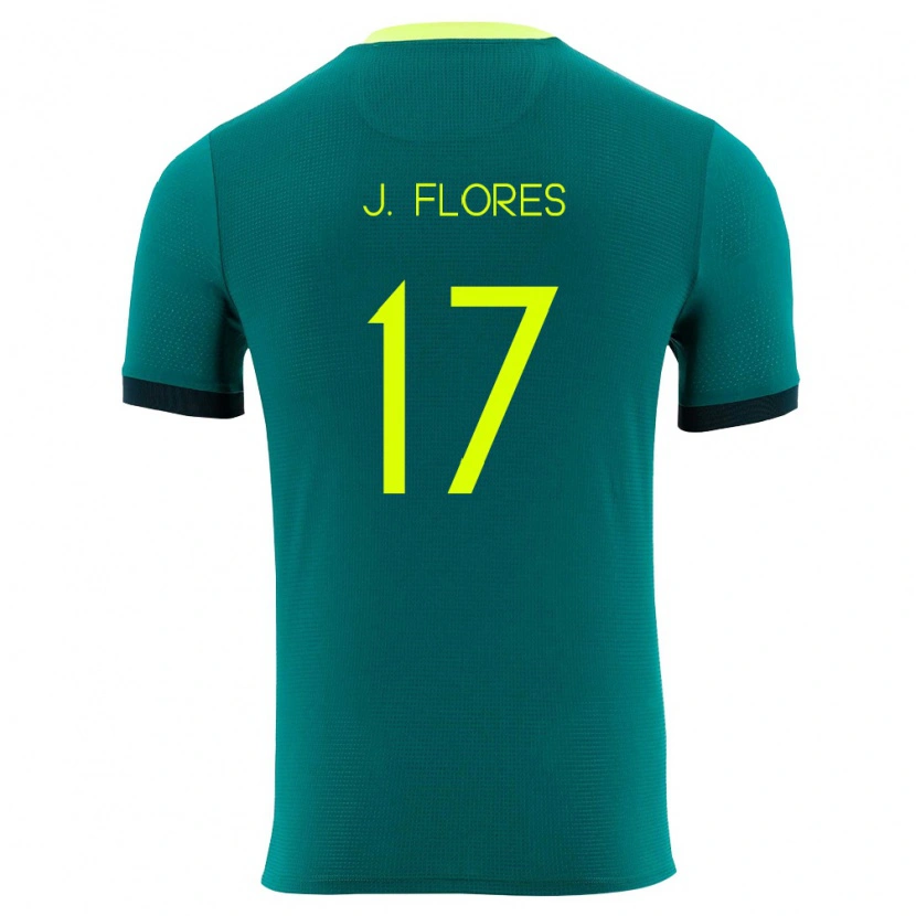 DanxenメンズボリビアJosé Flores#17緑 黄 黒ホームシャツ26-28ジャージーユニフォーム