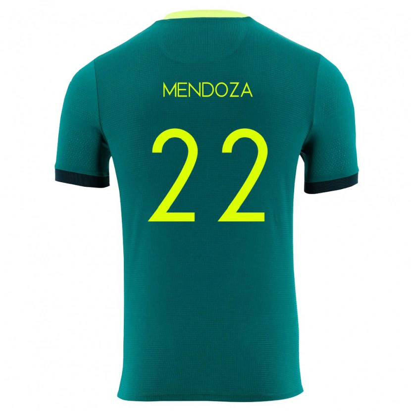 DanxenメンズボリビアGonzalo Mendoza#22緑 黄 黒ホームシャツ26-28ジャージーユニフォーム