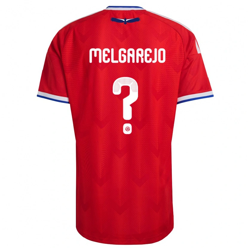 DanxenメンズチリSebastián Melgarejo#0赤 白 青ホームシャツ26-28ジャージーユニフォーム