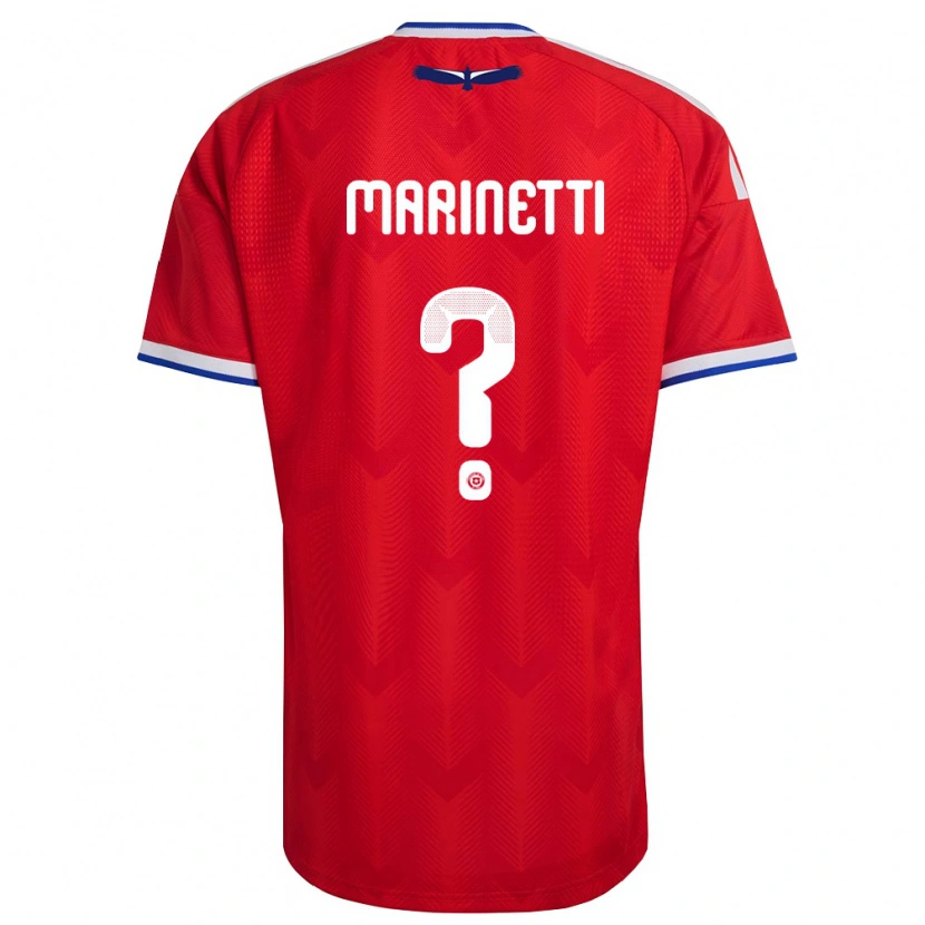 DanxenメンズチリNicolás Marinetti#0赤 白 青ホームシャツ26-28ジャージーユニフォーム