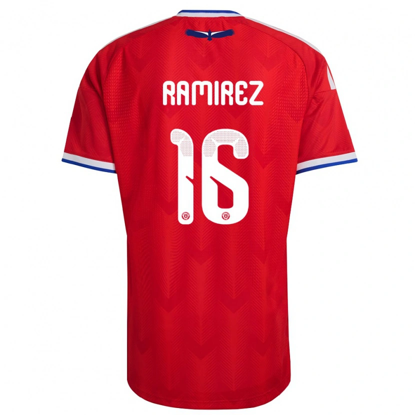 DanxenメンズチリVicente Ramírez#16赤 白 青ホームシャツ26-28ジャージーユニフォーム