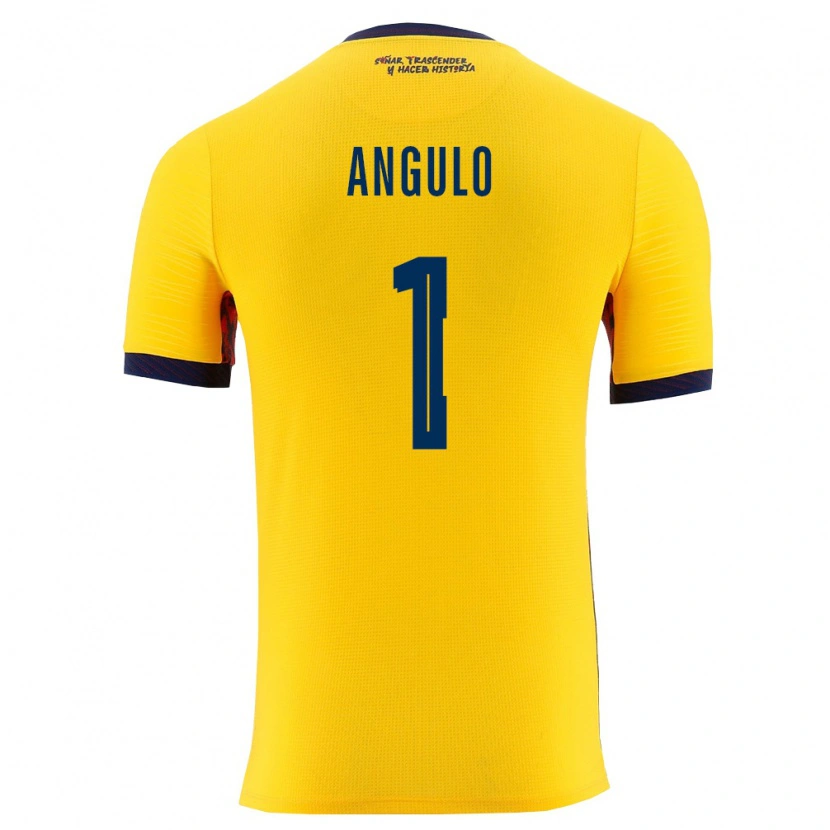 DanxenメンズエクアドルGaikler Angulo#1黄 紺ホームシャツ26-28ジャージーユニフォーム