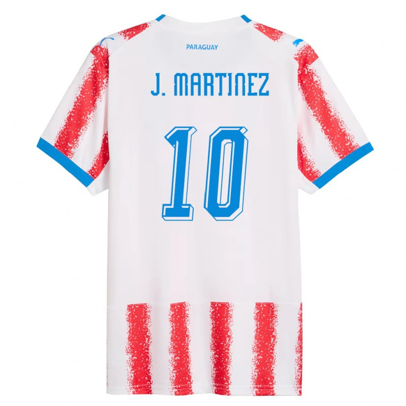 DanxenメンズパラグアイJessica Martínez#10白 赤 青ホームシャツ26-28ジャージーユニフォーム
