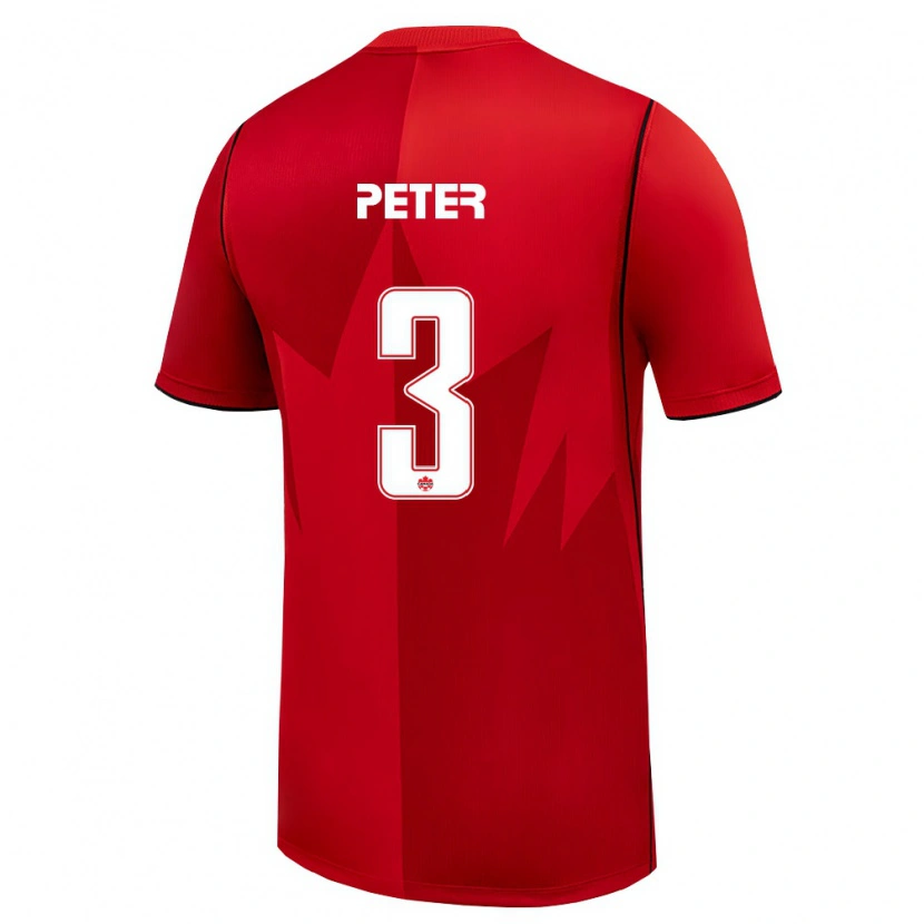 DanxenメンズカナダAnyole Peter#3赤 白ホームシャツ26-28ジャージーユニフォーム