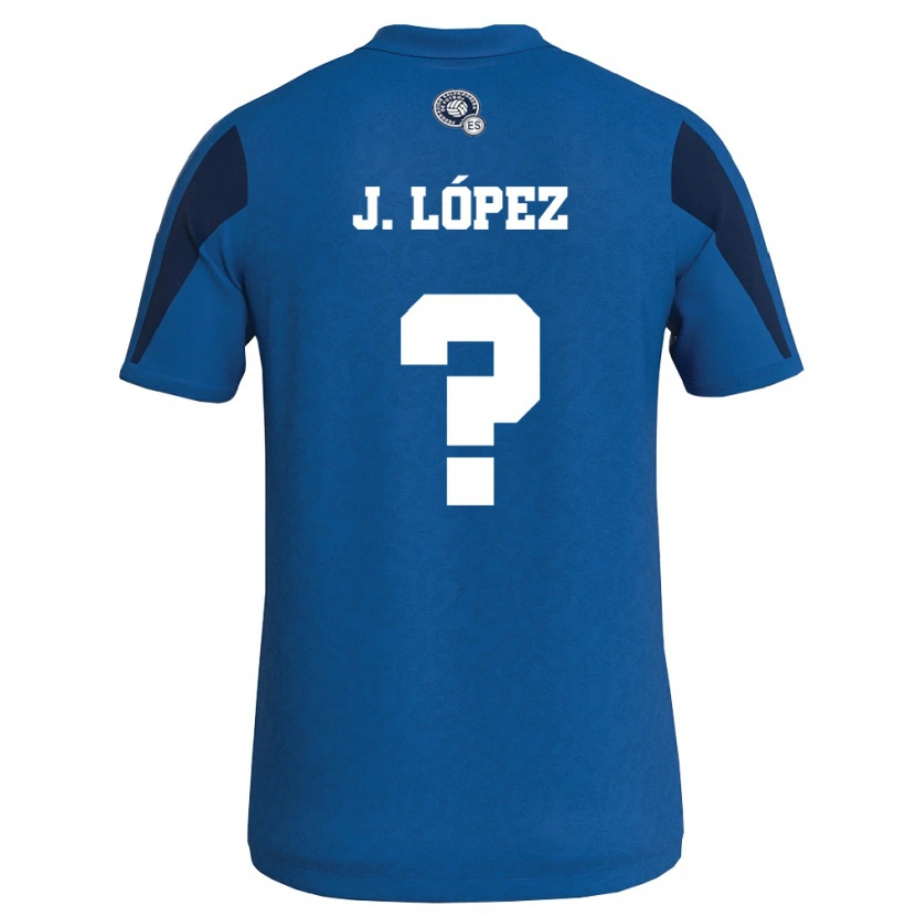 DanxenメンズエルサルバドルJonathan López#0青 紺ホームシャツ26-28ジャージーユニフォーム