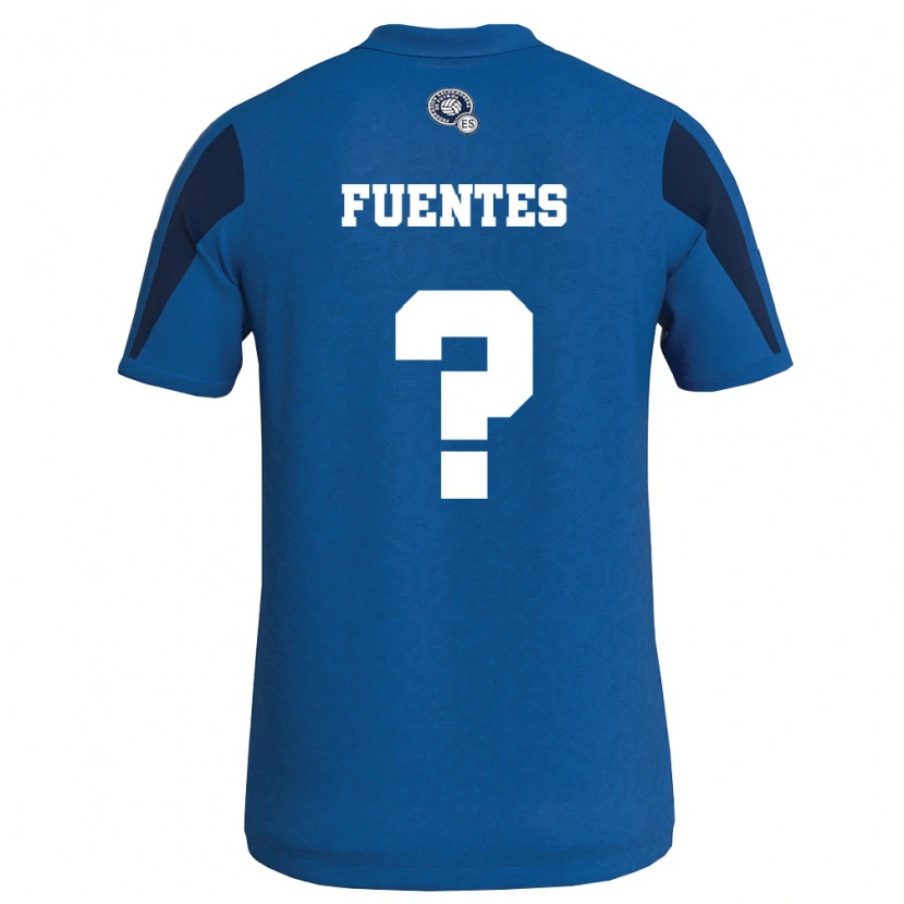DanxenメンズエルサルバドルRené Fuentes#0青 紺ホームシャツ26-28ジャージーユニフォーム