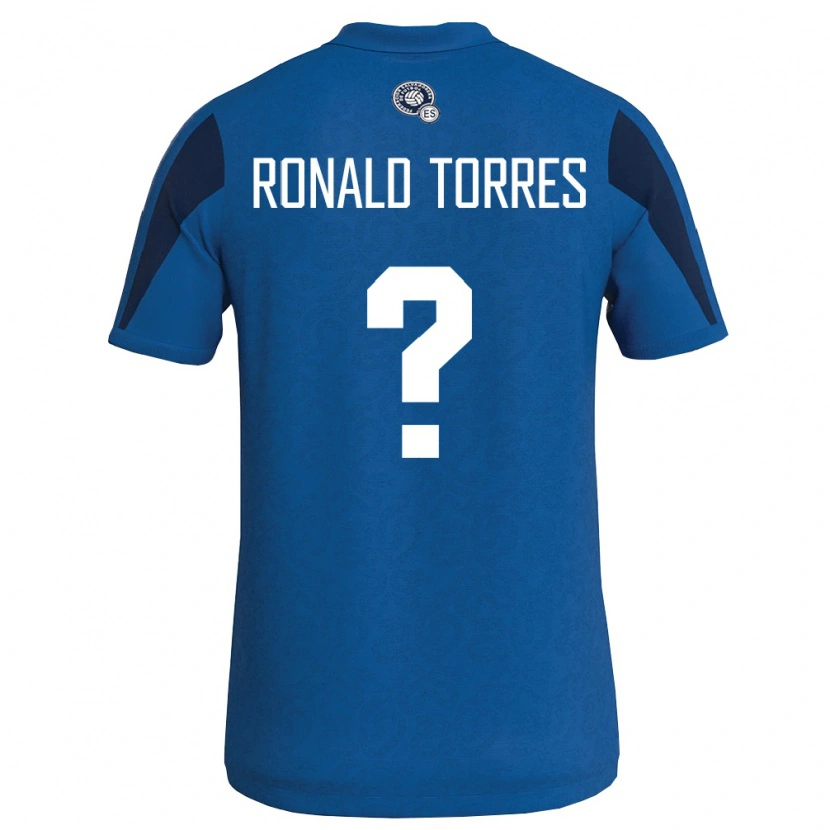 DanxenメンズエルサルバドルRonald Torres#0青 紺ホームシャツ26-28ジャージーユニフォーム
