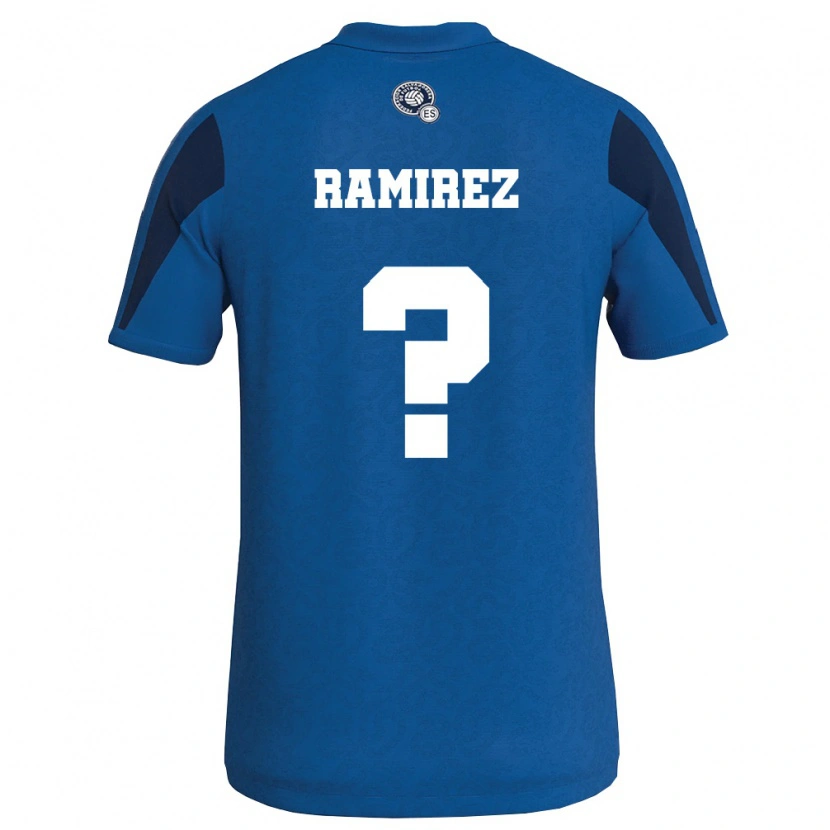 DanxenメンズエルサルバドルLuis Ramirez#0青 紺ホームシャツ26-28ジャージーユニフォーム