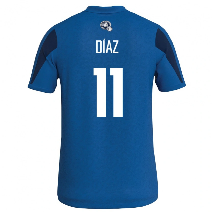 DanxenメンズエルサルバドルNelson Díaz#11青 紺ホームシャツ26-28ジャージーユニフォーム