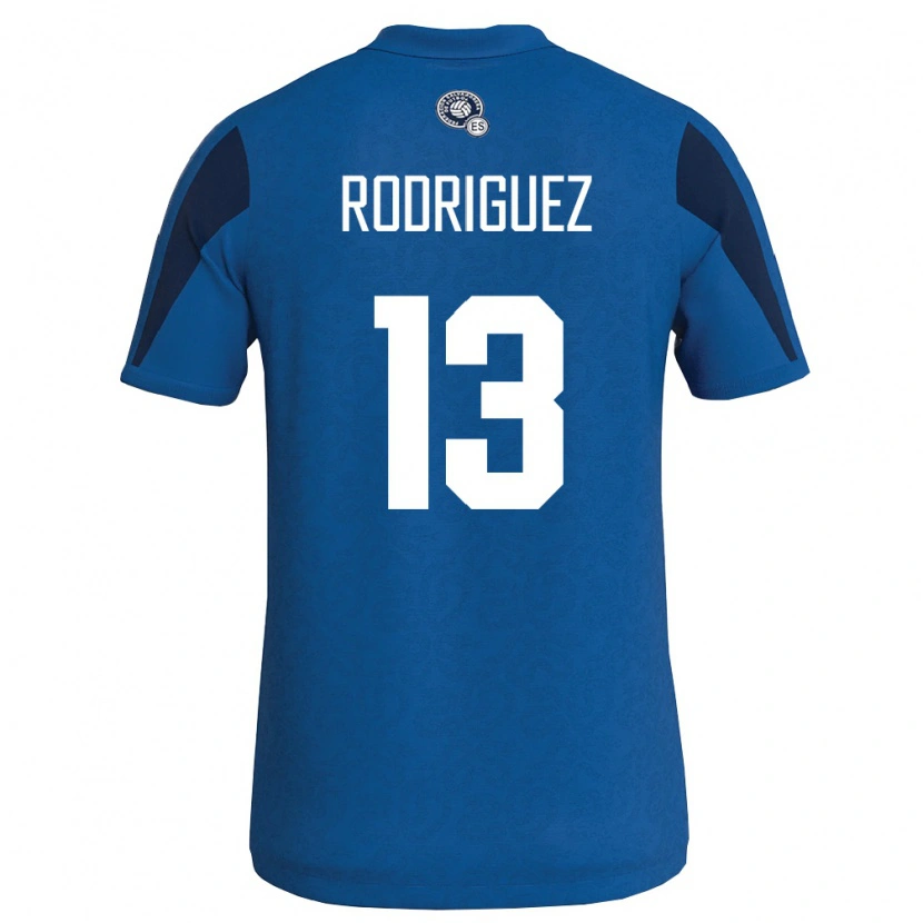 DanxenメンズエルサルバドルNelson Rodríguez#13青 紺ホームシャツ26-28ジャージーユニフォーム