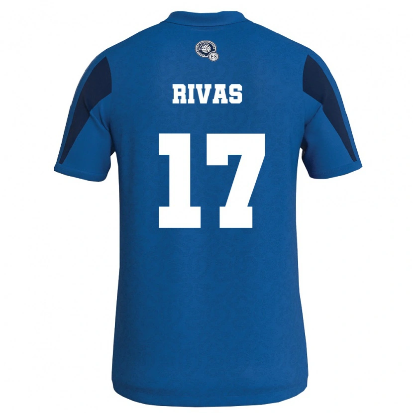 DanxenメンズエルサルバドルEduardo Rivas#17青 紺ホームシャツ26-28ジャージーユニフォーム