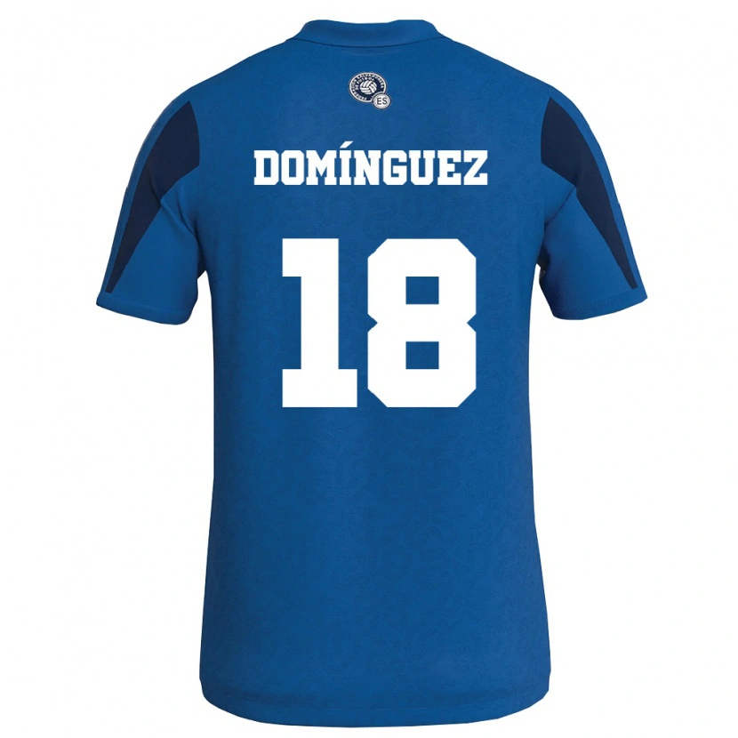 DanxenメンズエルサルバドルArturo Domínguez#18青 紺ホームシャツ26-28ジャージーユニフォーム