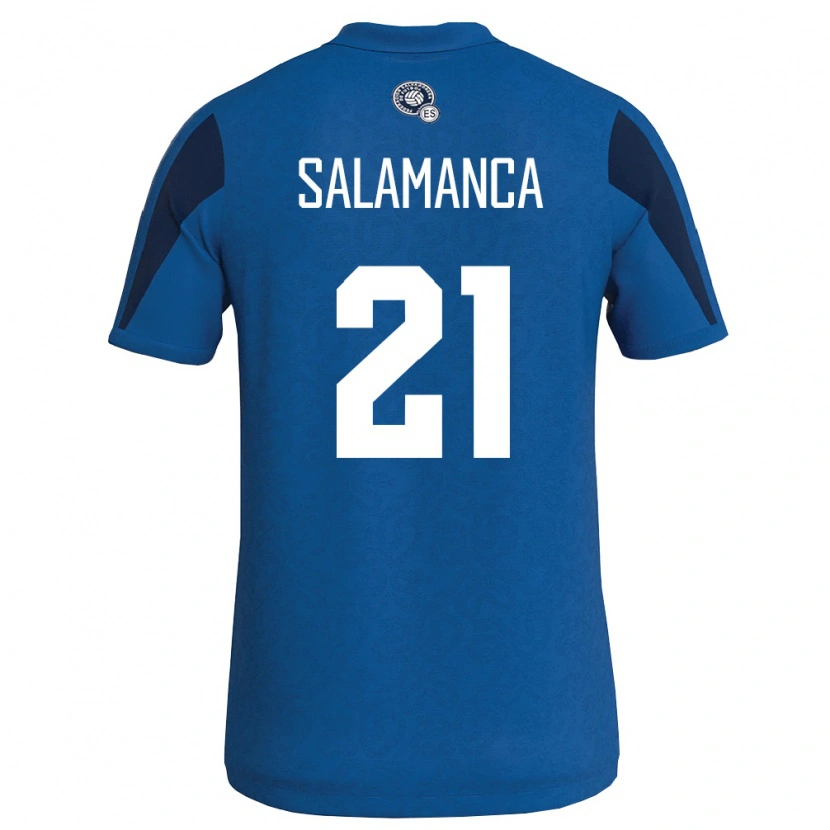 DanxenメンズエルサルバドルSneijder Salamanca#21青 紺ホームシャツ26-28ジャージーユニフォーム