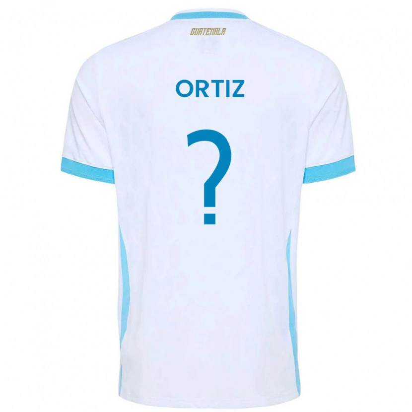 DanxenメンズグアテマラJenifer Ortiz#0白 空色 金ホームシャツ26-28ジャージーユニフォーム