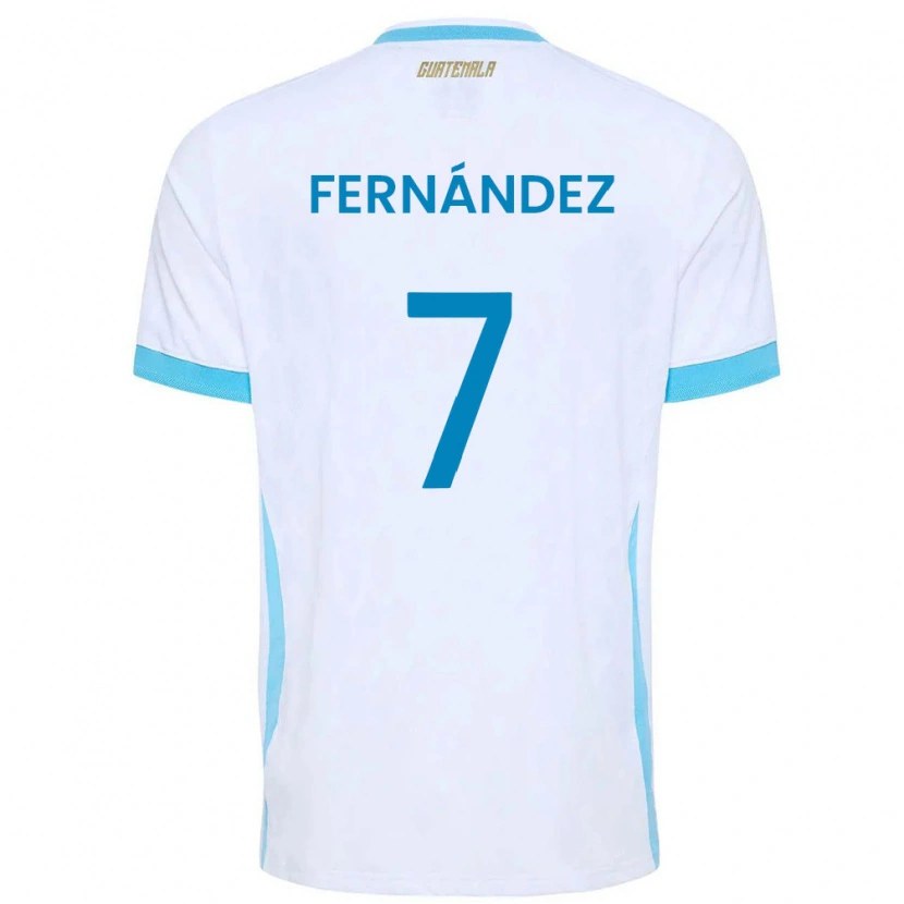 DanxenメンズグアテマラDiego Fernández#7白 空色 金ホームシャツ26-28ジャージーユニフォーム