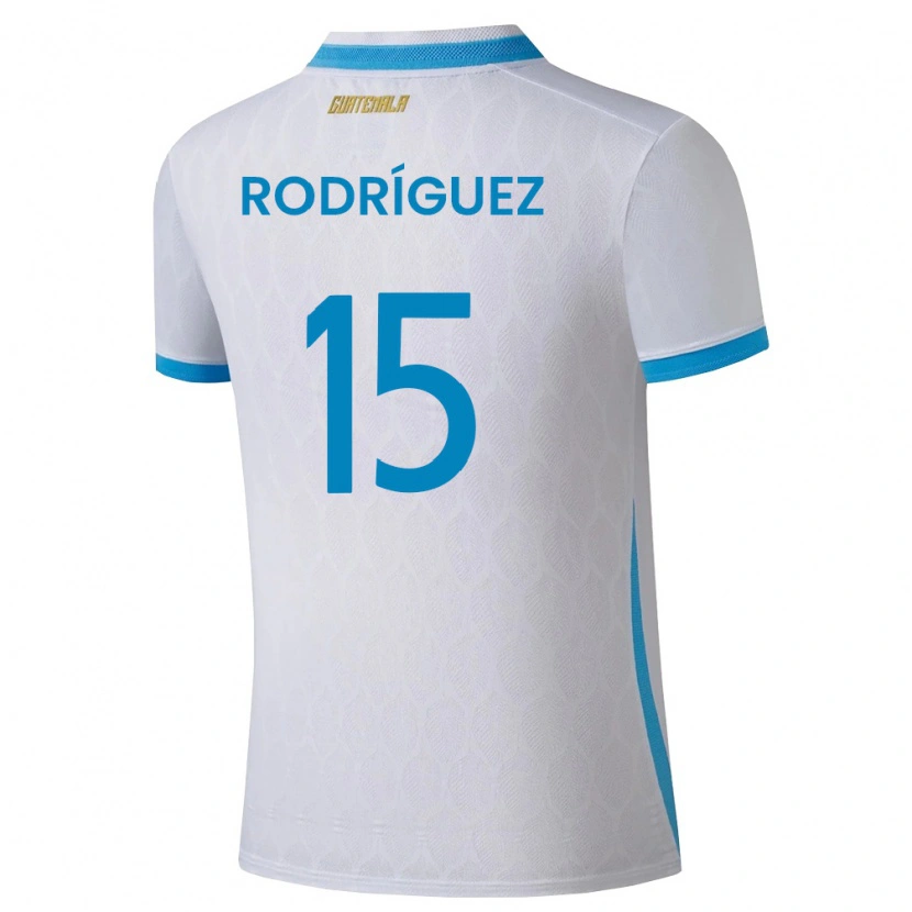 DanxenメンズグアテマラJared Rodríguez#15白 空色 金ホームシャツ26-28ジャージーユニフォーム