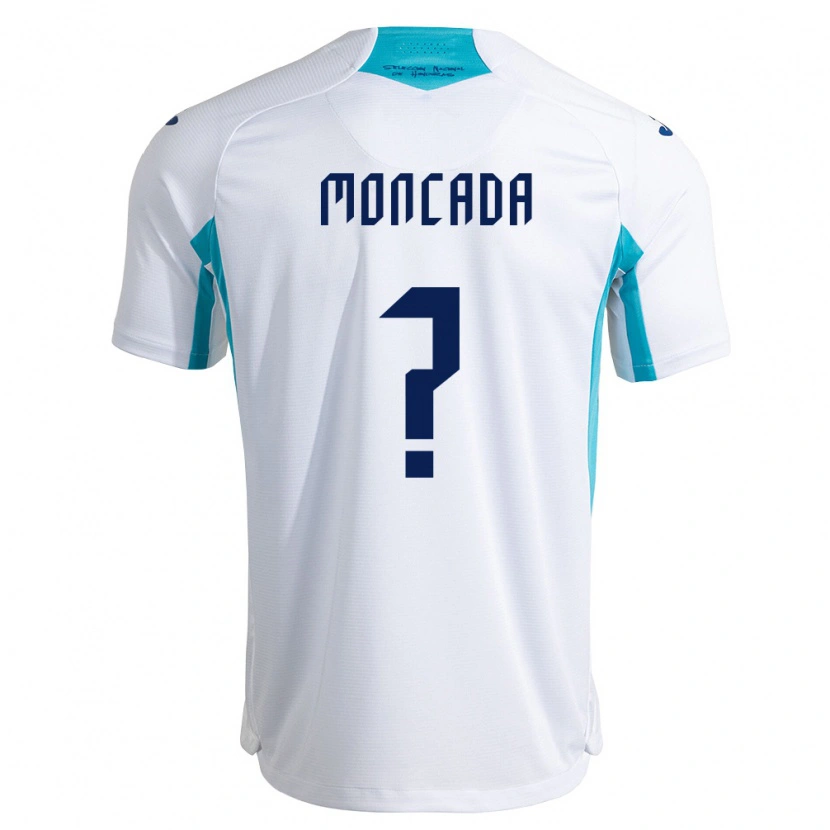 DanxenメンズホンジュラスDereck Moncada#0白 青 空色ホームシャツ26-28ジャージーユニフォーム