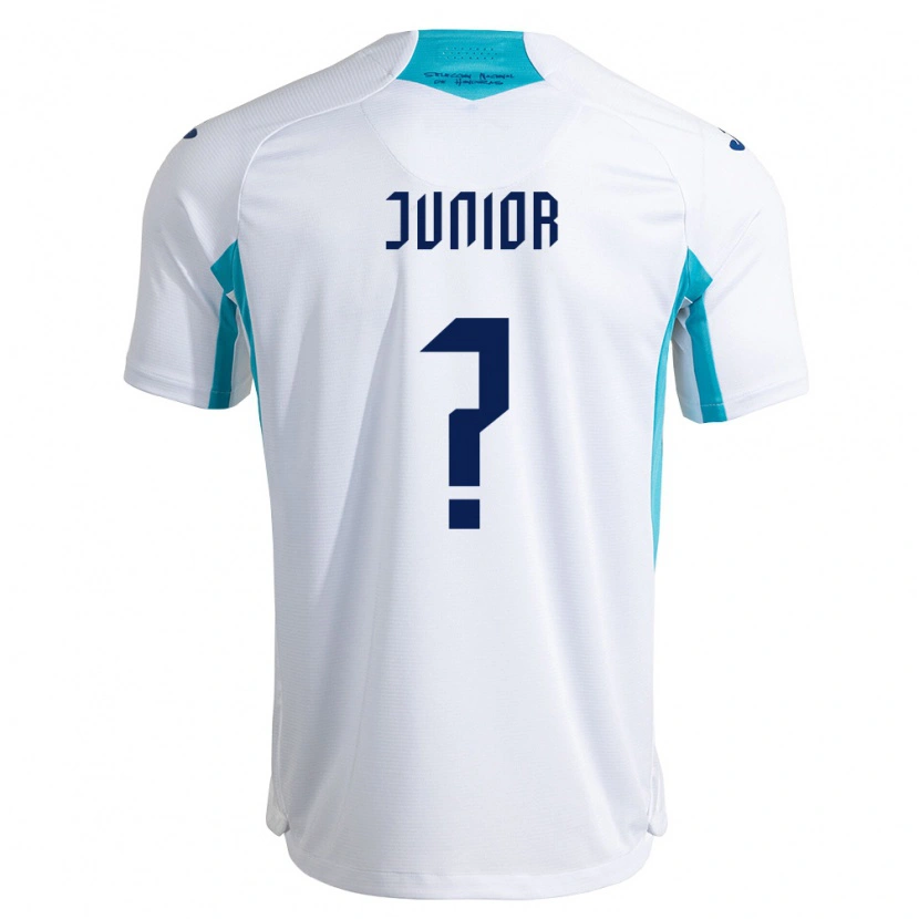 DanxenメンズホンジュラスJunior Mejía#0白 青 空色ホームシャツ26-28ジャージーユニフォーム